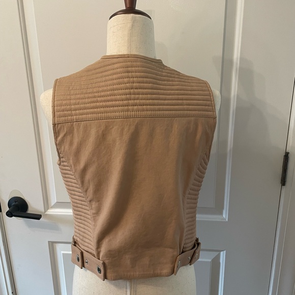 Anine Bing Leather Moto Vest - Picture 5 of 16